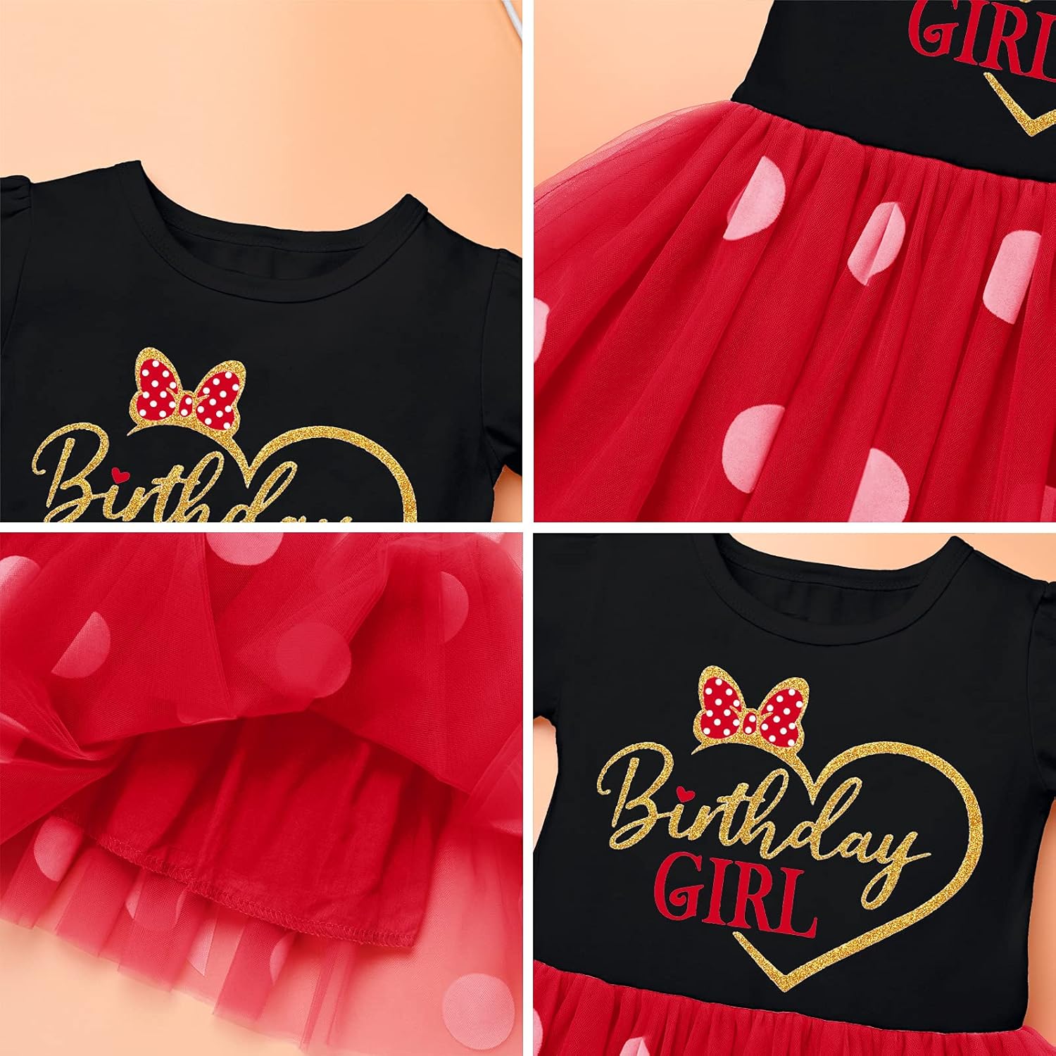 Brightly Colored Princess Birthday Outfit