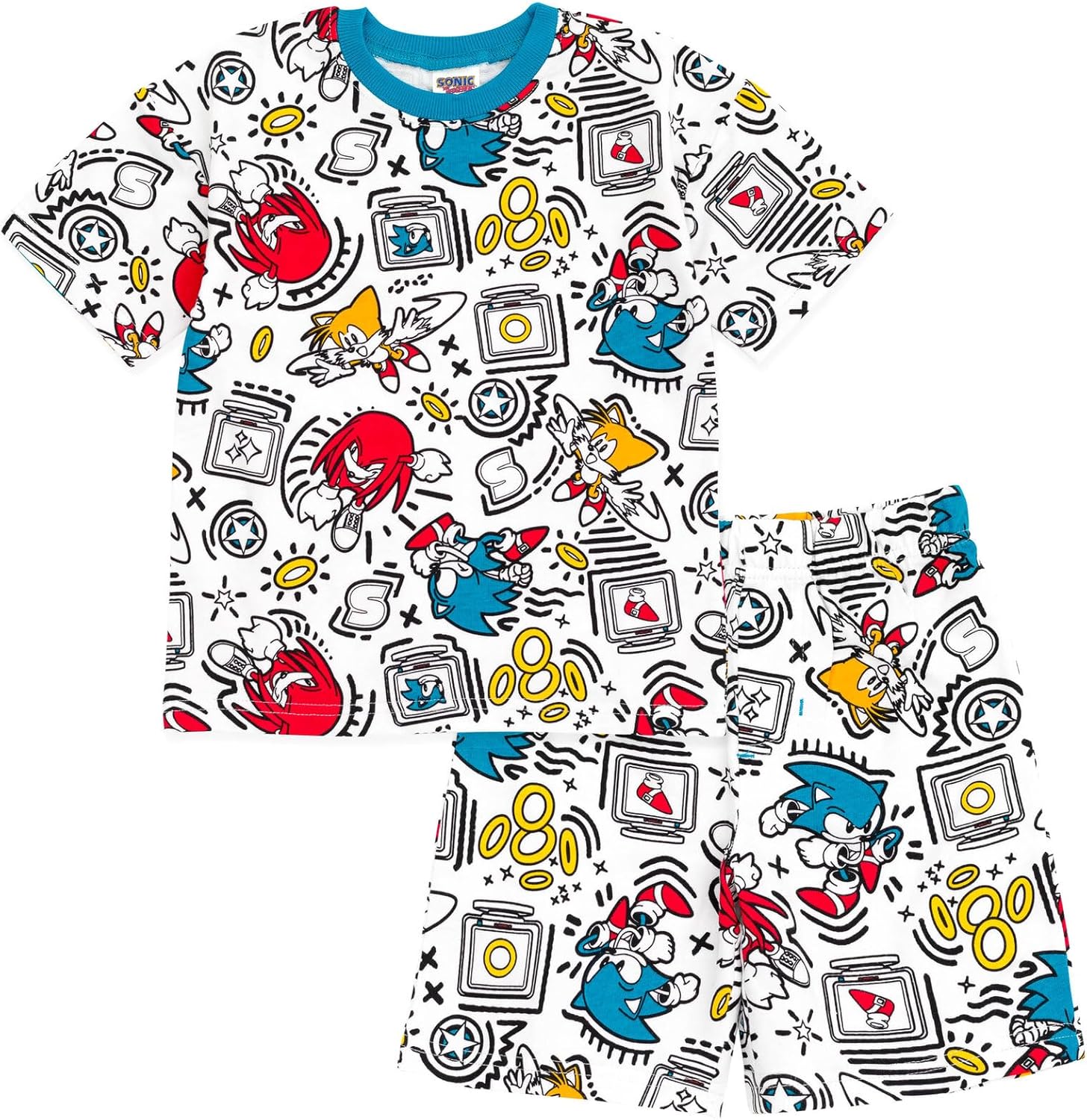 SEGA Sonic the Hedgehog Tails Knuckles Kids Outfit Set