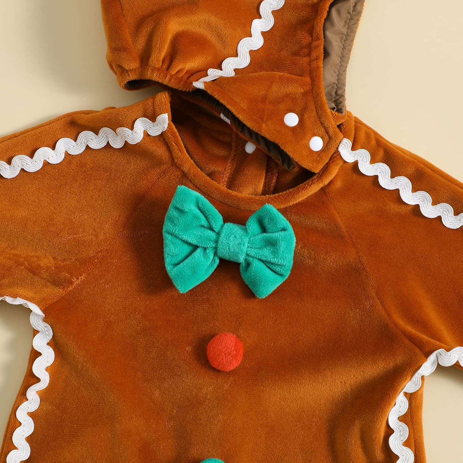 Gingerbread Romper Onesie for Newborns Babies