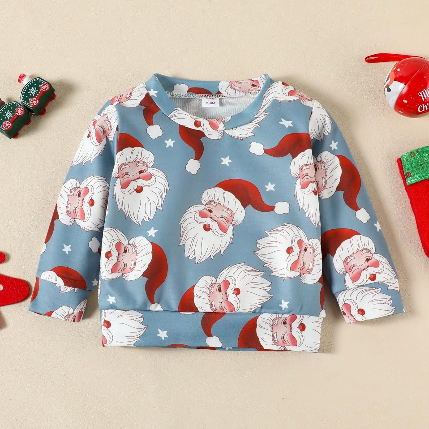 Christmas Joy Silk Satin Pullover Outfit Set Boys girls