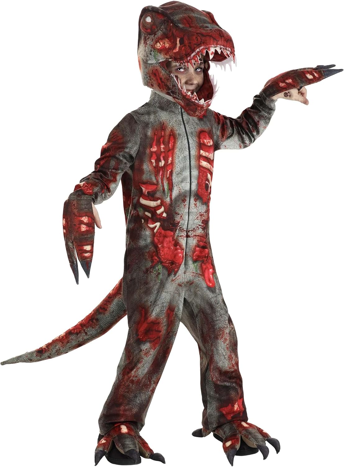 Fun Costumes Kids Zombie T-Rex Costume
