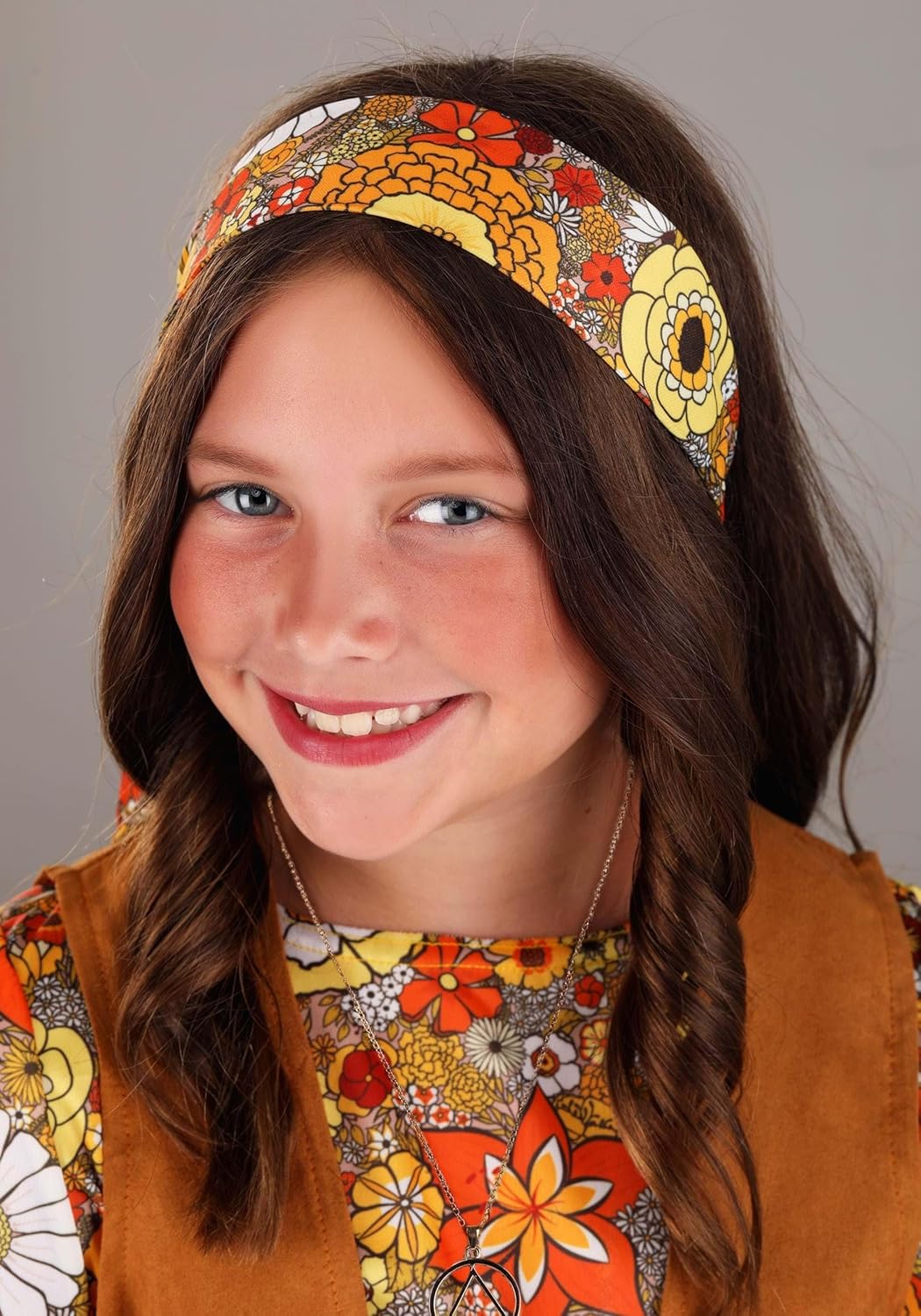 Autumn Flower Hippie Costume for Kids - Complete Set