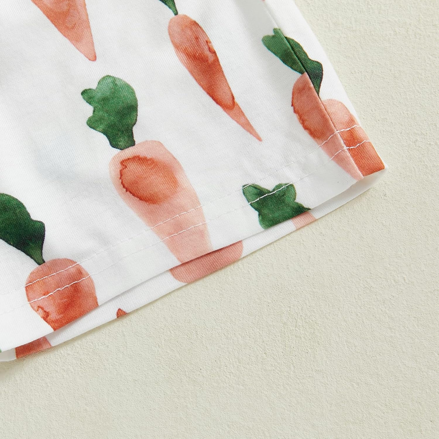 Bunny Carrot Toddler Boys Easter Short Sleeve Set
