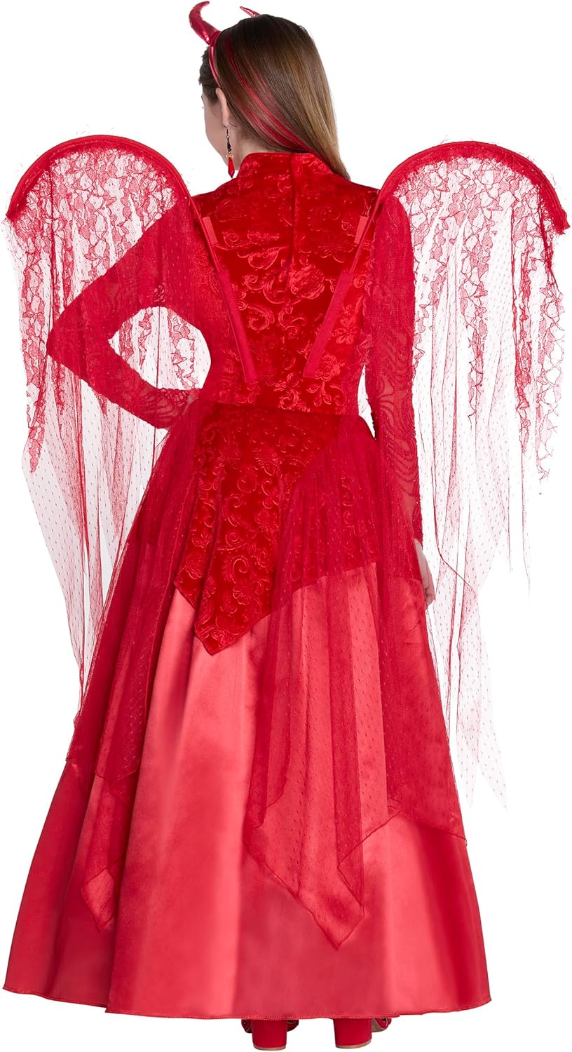 Spirit Halloween The Signature Collection Kids Red Devil Dress Costume