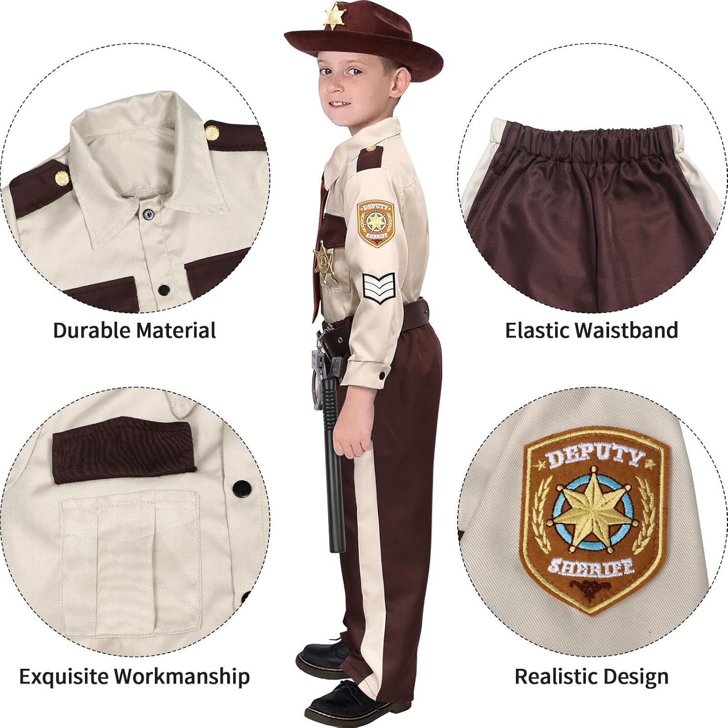 Halloween Kids Police Costume