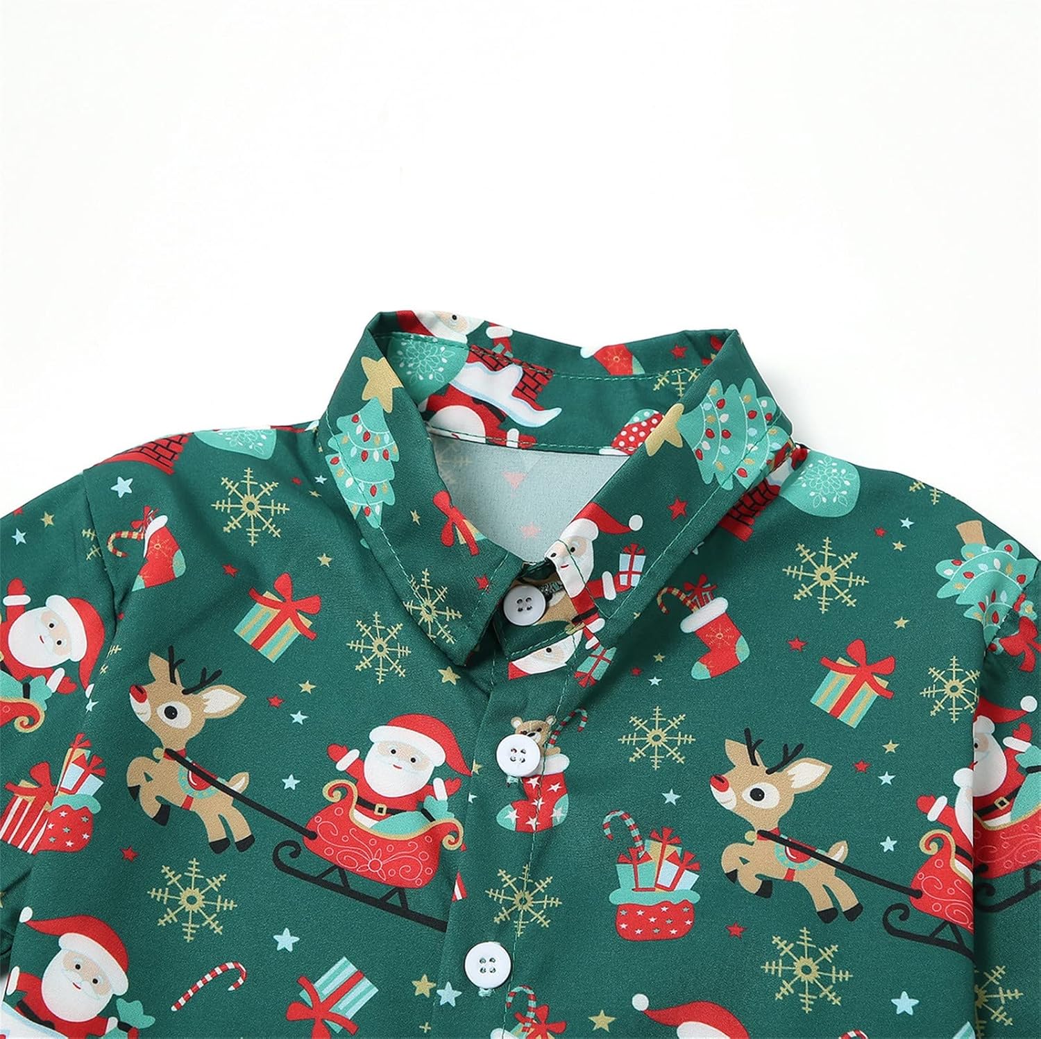 Christmas Toddler Boy Outfit Set - Soft Breathable Festive
