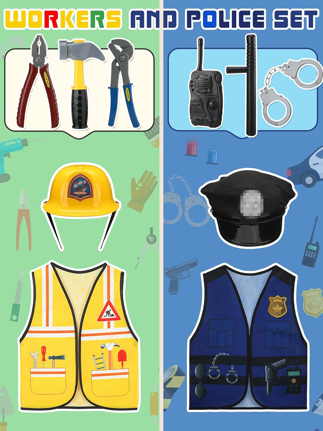 6-Piece Kids Role-Play Costumes
