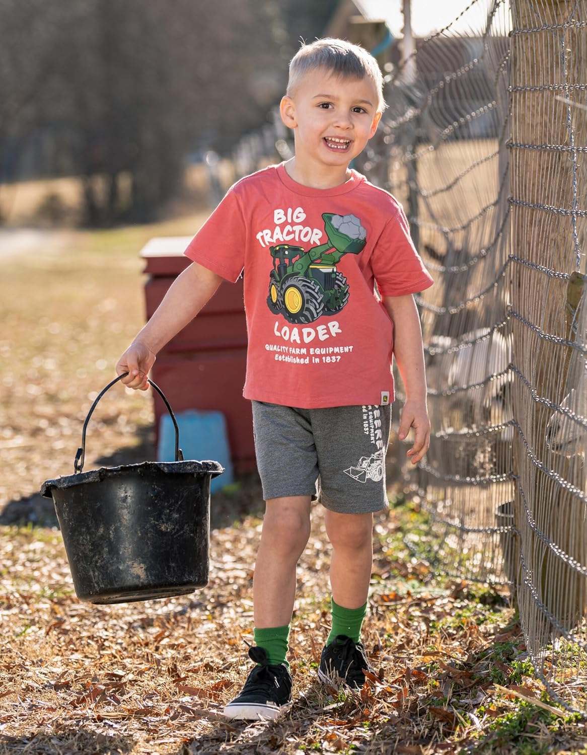 John Deere T-Shirt Shorts Set - Comfort Style