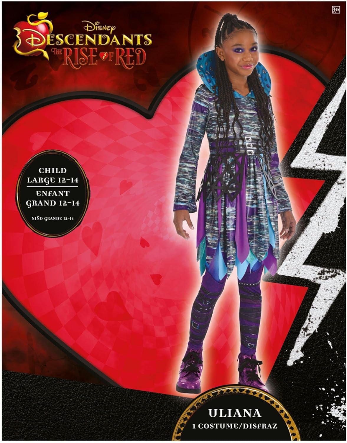 Fancy Uliana Costume for Girls Descendants 4 The Rise of Red