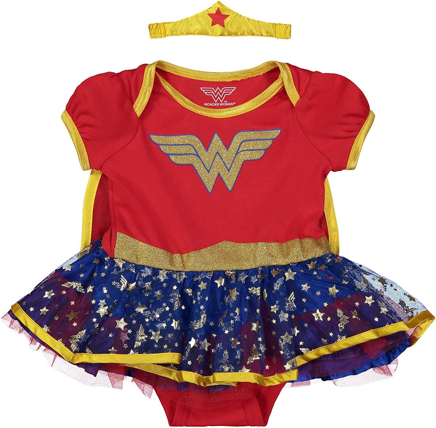 Wonder Woman Justice League Cosplay Body suit for Baby Girls