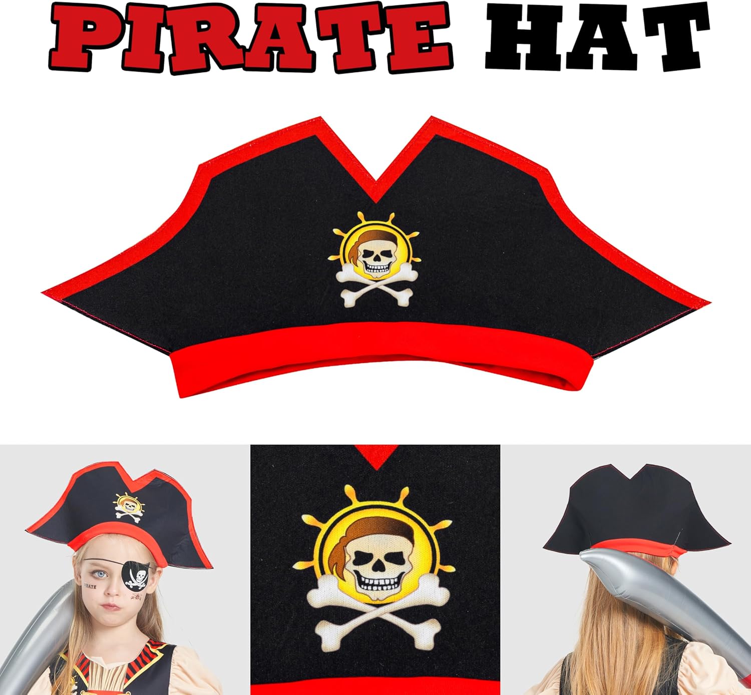 IKALI Kids Pirate Accessories Costumes Adorable Adidiorchack Adventure