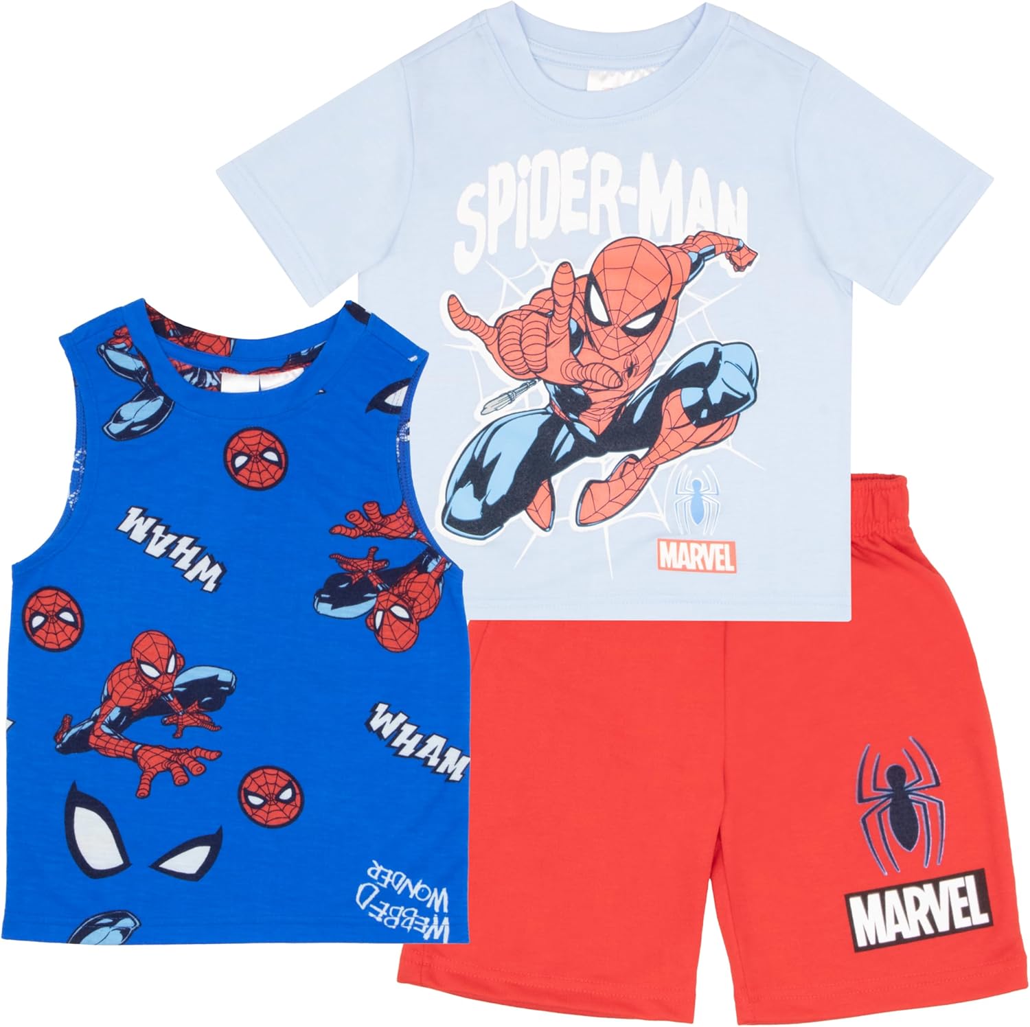 Marvel Spider-Man and Avengers 3-Piece Clothing Set for Boys