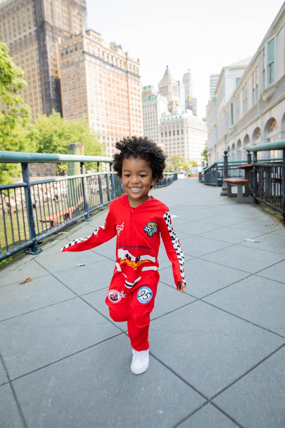 Disney Pixar Cars Lightning McQueen Zip-Up Coverall