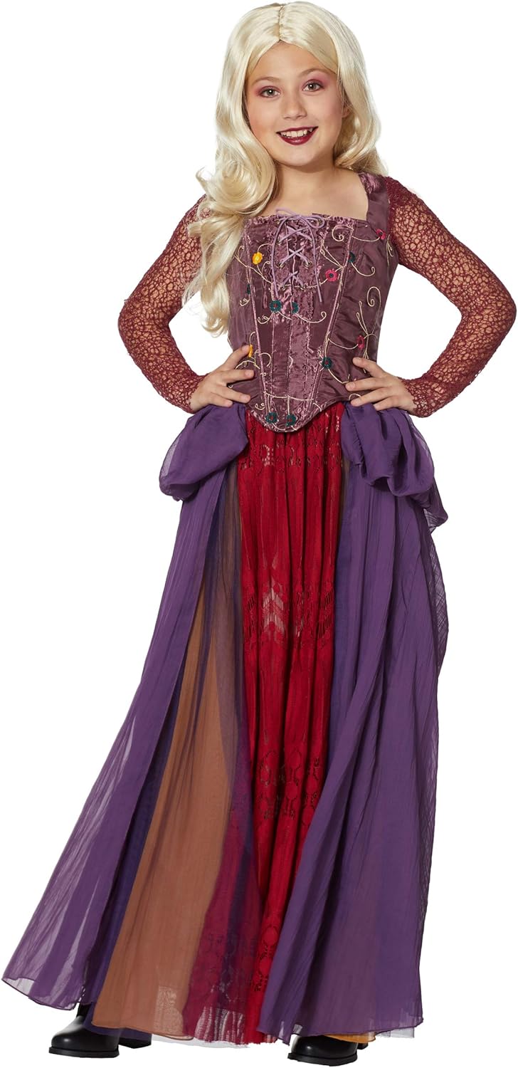 Spirit Halloween Hocus Pocus Tween Sarah Sanderson Costume