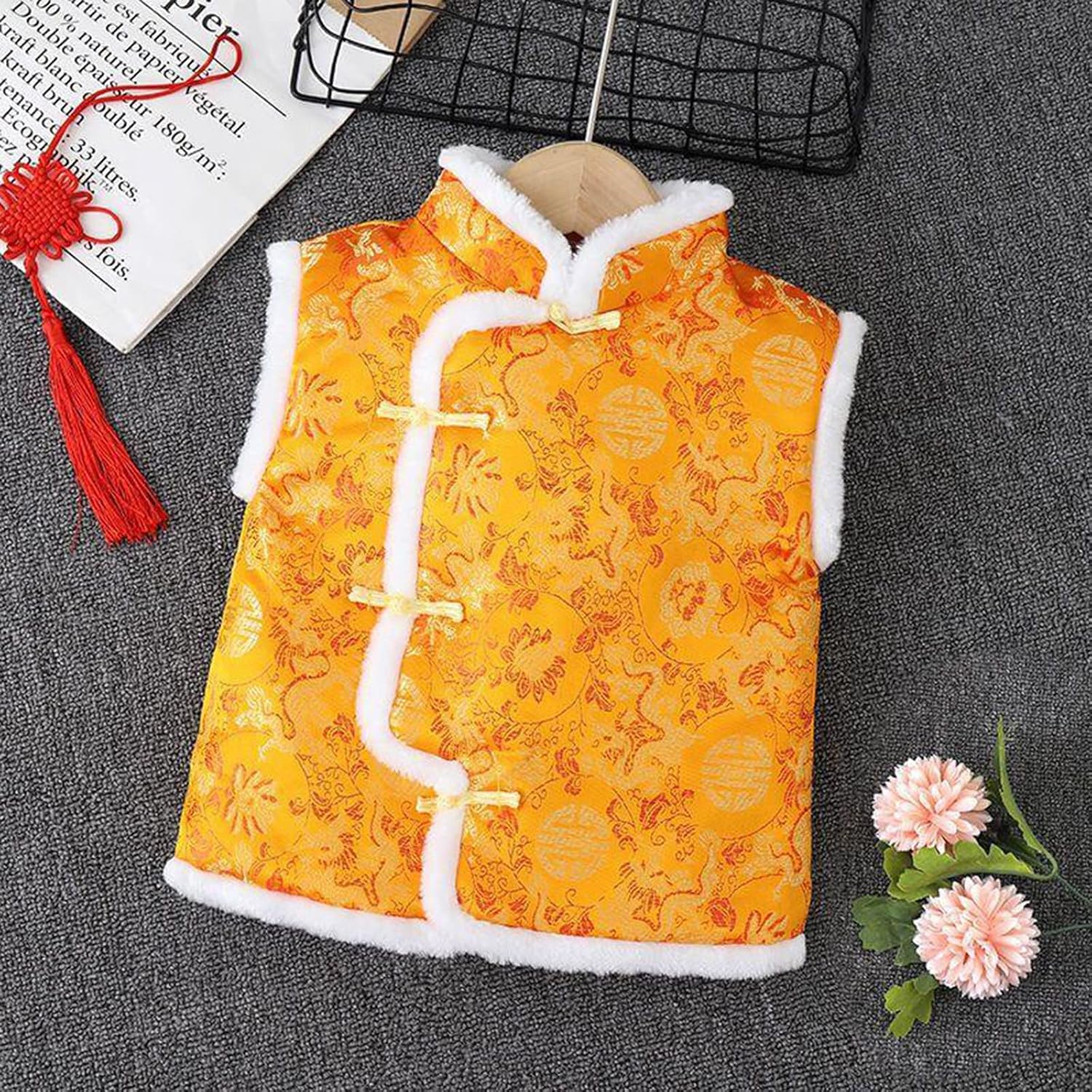 Moonker Kids Fleece Vest New Year Party All-Day Comfort Kids Costumes