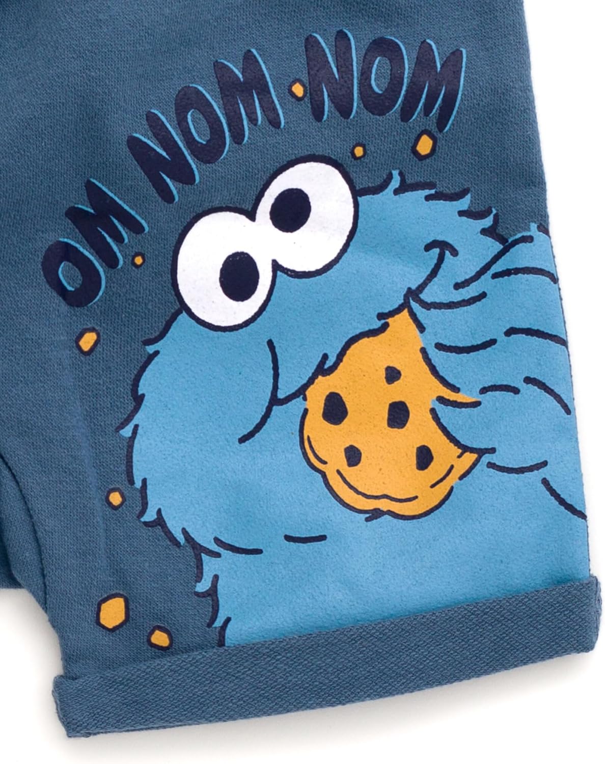 Sesame Street Pullover Hoodie French Terry Shorts for Baby Boys