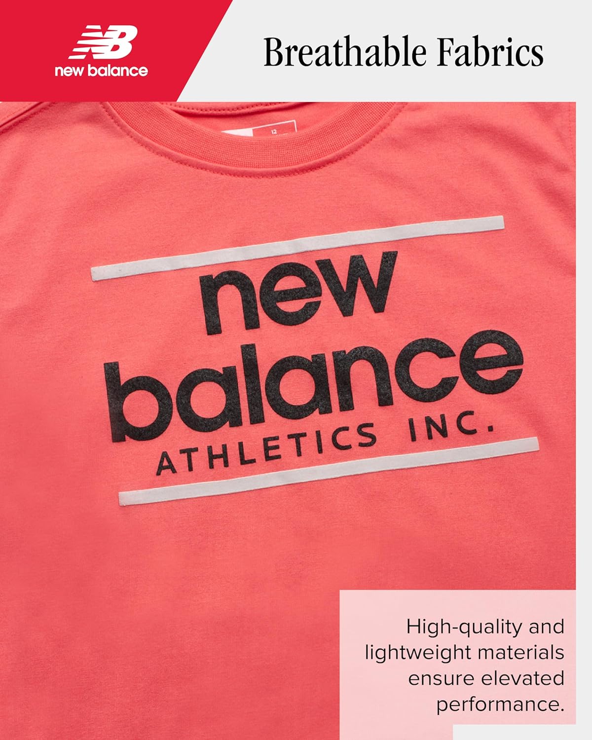 New Balance Boys Short Set - Casual T-Shirt Fleece Shorts