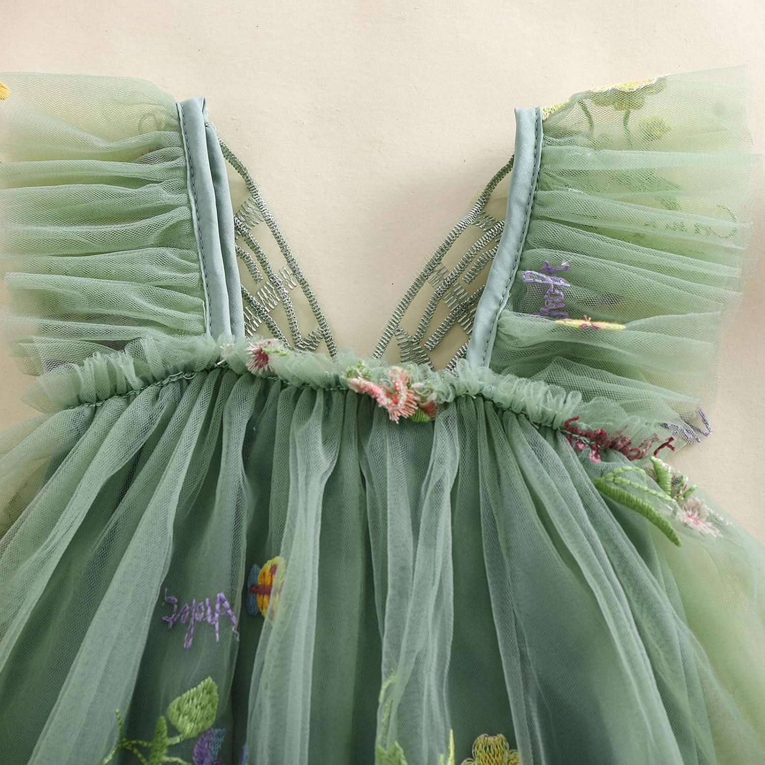 Halloween Butterfly Wings Toddler Princess Dress Fairy Romper for Girls