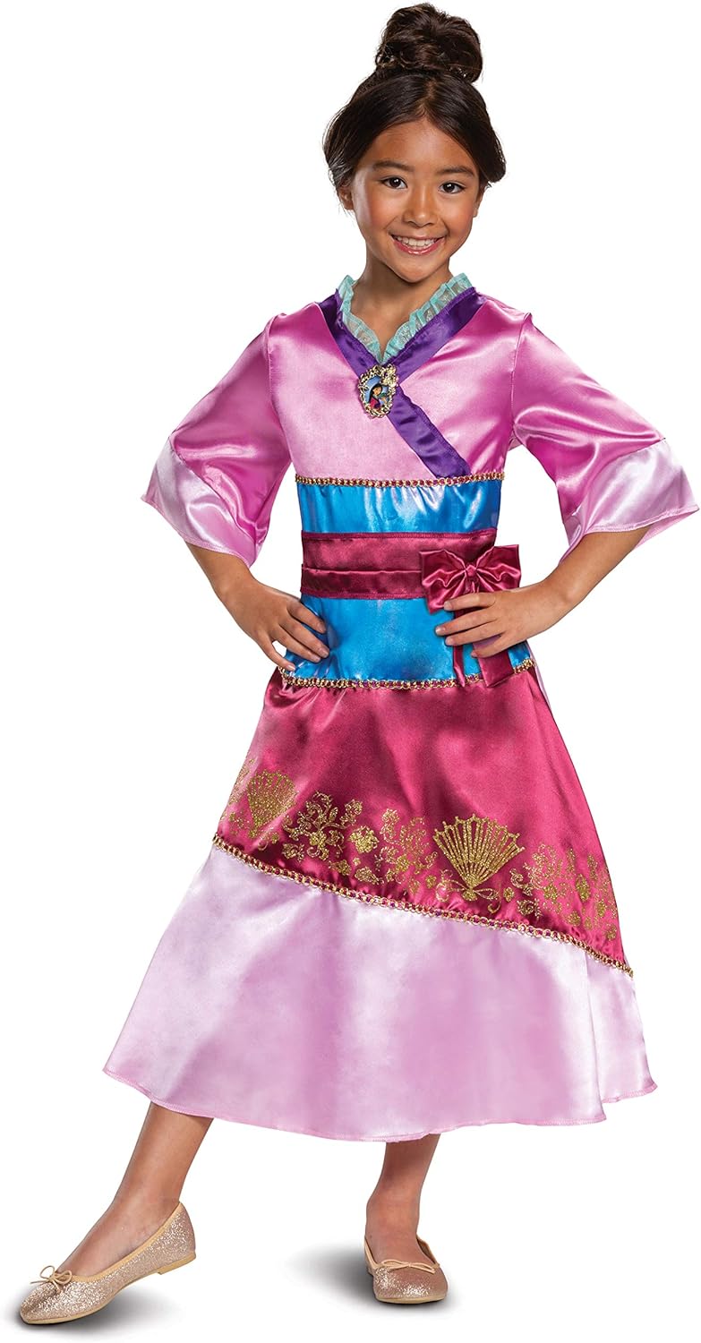 Disguise Disney Princess Mulan Costume Dress for Girls