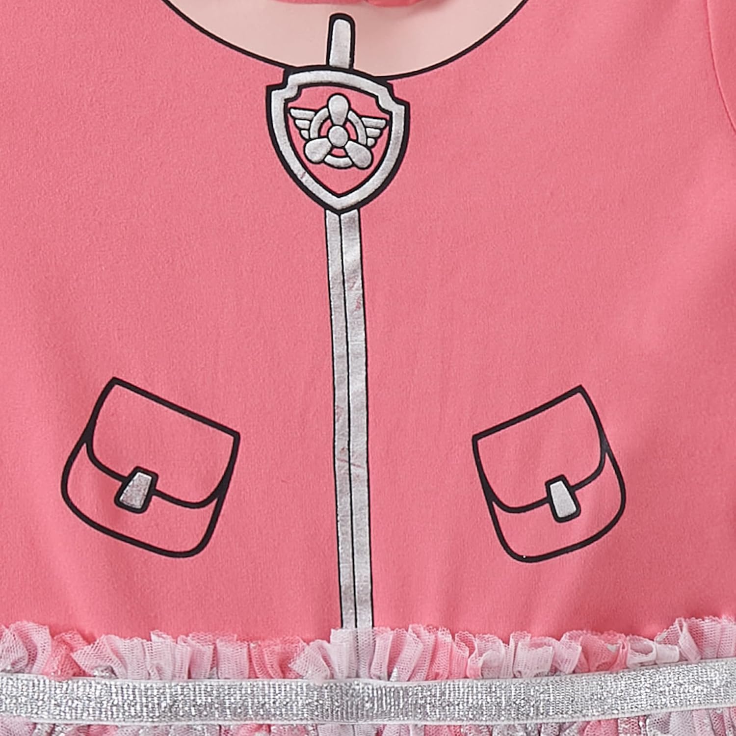 Paw Patrol Nickelodeon Girls Cosplay Hooded Telle Dress with Ears