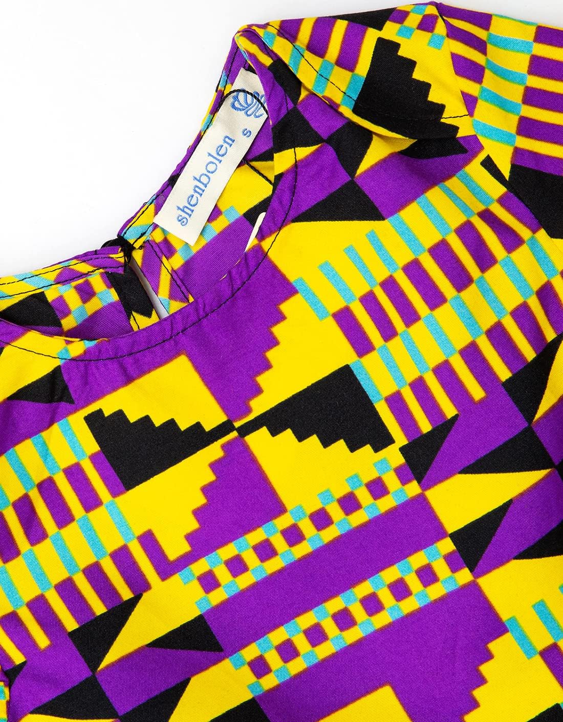 Vibrant African Dashiki Print Kids Jumpsuit