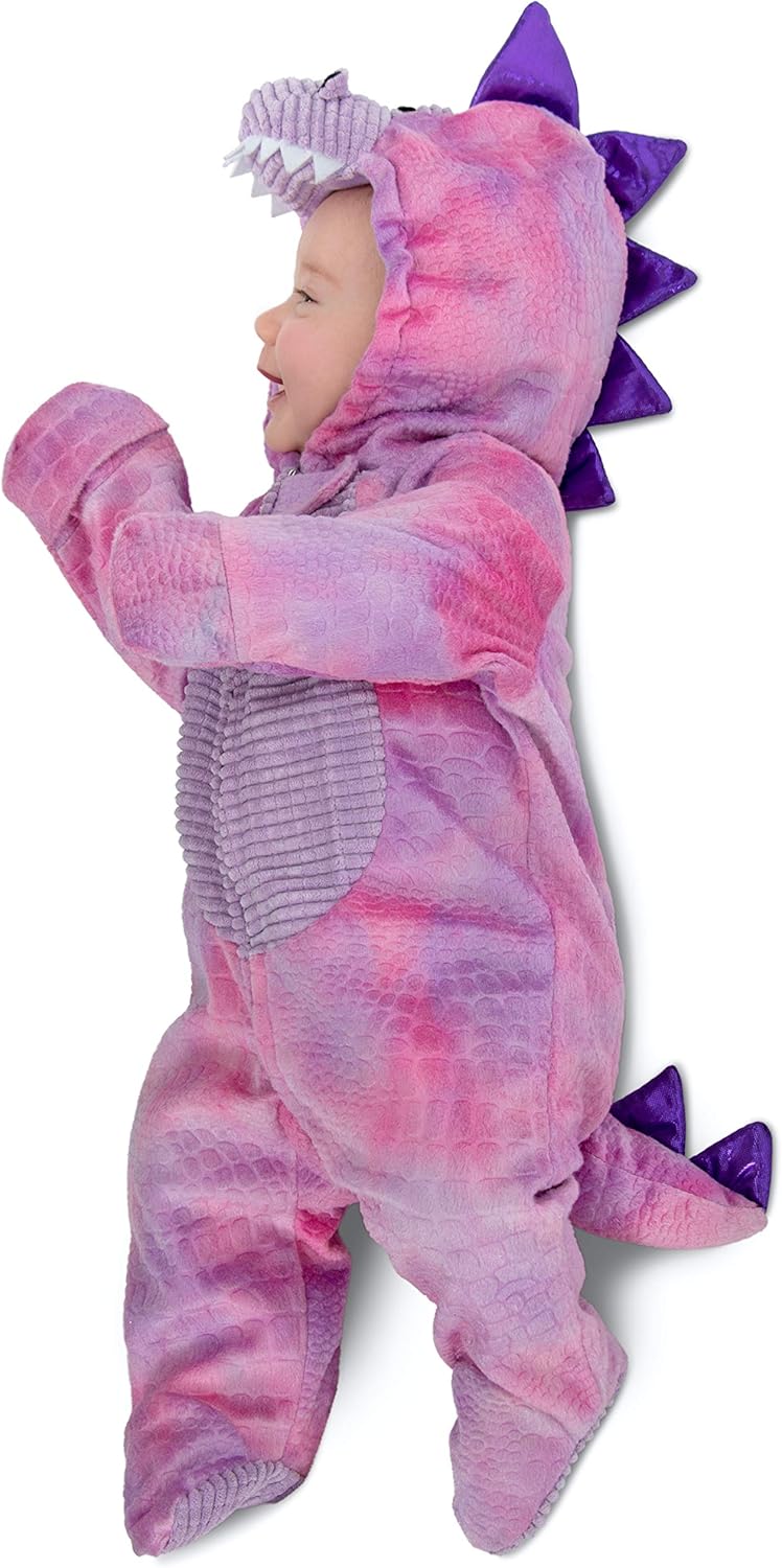 Princess Paradise Baby Girls Dinosaurs Pink Purple Jumpsuit