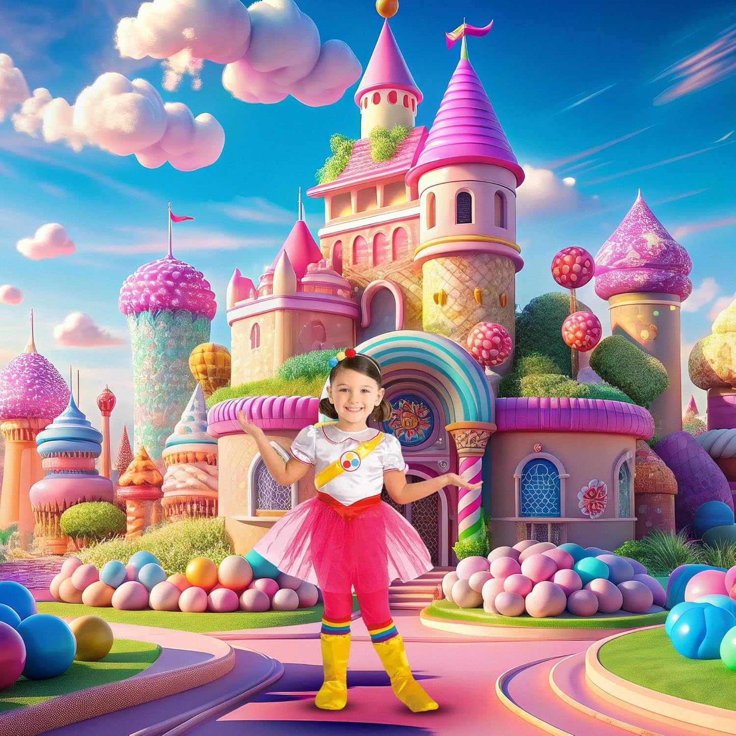 True and the Rainbow Kingdom Deluxe Costume Girls 1-3