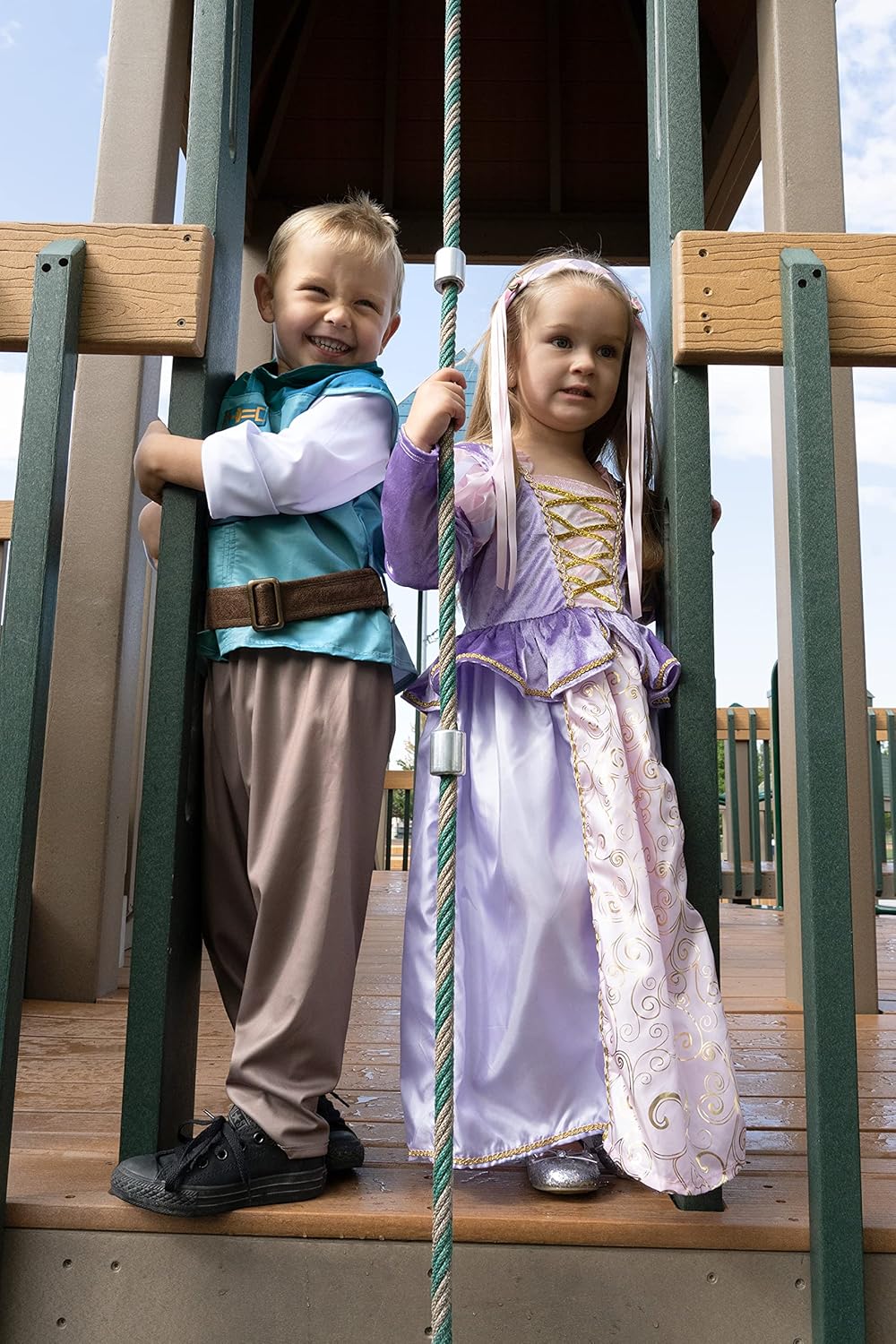 Little Adventures Tower Prince Costume for Girls Machine Washable
