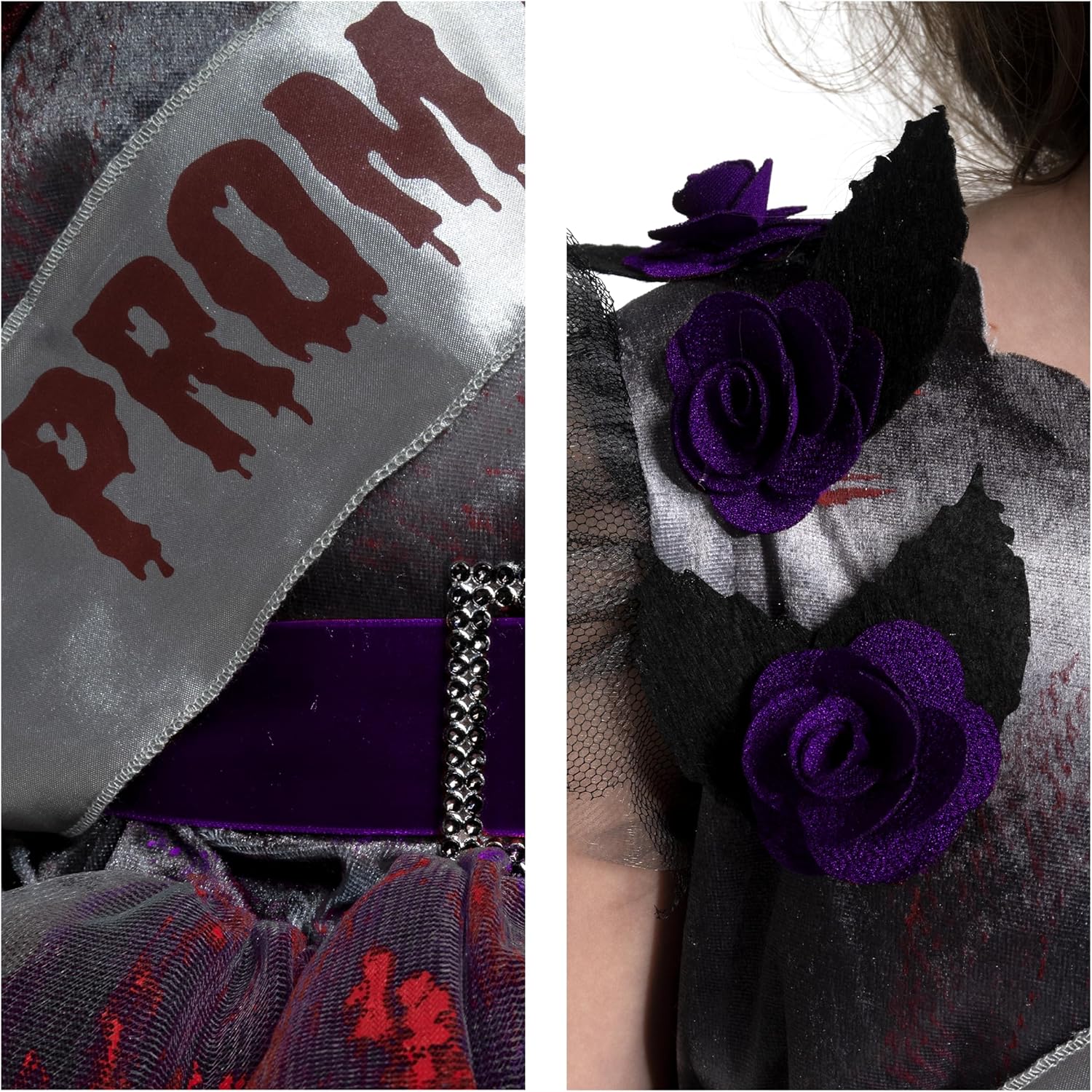 Spooktacular Creations Zombie Prom Queen Costume for Girls - Halloween